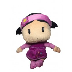Girl With A Pink Ribbon Plush Toy