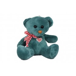 Bear With Ribbon and Heart Plush Toy