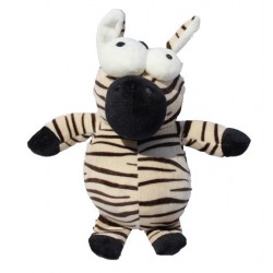 Ζέβρα Μεσαίο Λούτρινο Αρκουδάκι