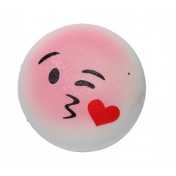 Emoji Pink Squishy Brelock