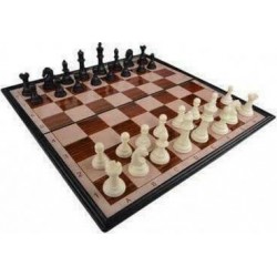 Σκάκι Chess Checkers Backgammon 3 σε 1 25x25cm