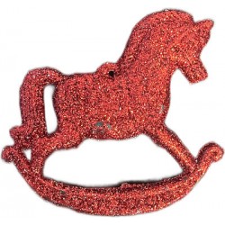 Κόκκινο Άλογο Χριστουγεννιάτικο Στολίδι
