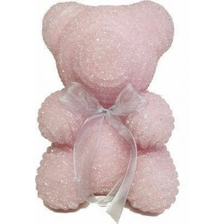 Baby Αρκουδάκι Από Τεχνητά Κρύσταλλα Teddy Bear Crystal Light Pink