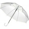 Rain A12019 Γυναικεία Αντιανεμική Ομπρέλα Βροχής με Μπαστούνι Διαφανής
