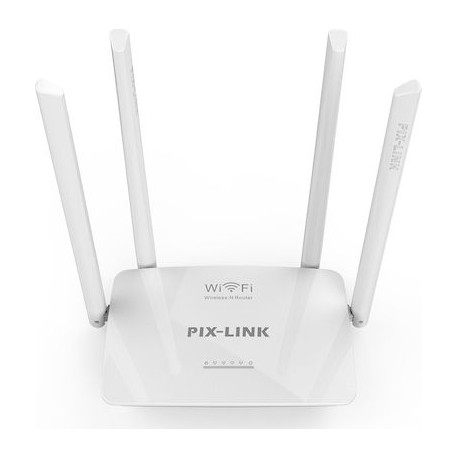 Pix-Link LV-WR08 Ασύρματο Router Wi‑Fi 4 με 4 Θύρες Ethernet