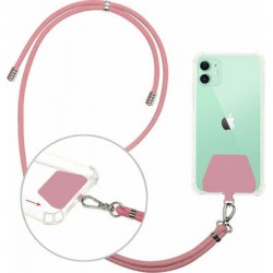 Αντικλεπτικό Λουράκι Λαιμού για Κινητά Ροζ