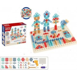 Πλαστική Κατασκευή Παιχνίδι Creative Mosaic RX8812 για 3+ Ετών