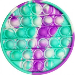 Push pop it Bubble Fidget Toy Stress Reliever Colorful Purple White Blue