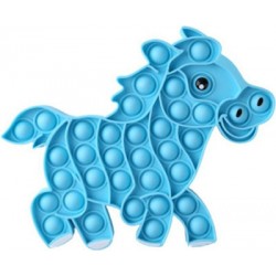 Pop it Horse Silicone Horse Push Pop Bubble Kids Adults Bubble Fidget Stress Relief Toy