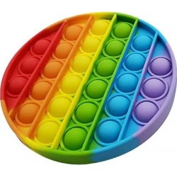 Anti Stress Fidget Bubble Pop Κύκλος Rainbow