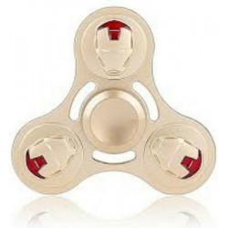 Ironman Fidget Spinner 3 Leaves Metallic Gold