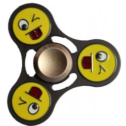 Fidget Spinner Emoji Face Aluminium Three Leaves 3 minutes