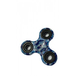 Fidget Spinner 3 Leaves Μπλε Γαλάζιο Άσπρο Πολύχρωμο