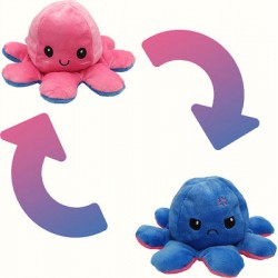 Λούτρινο Χταπόδι Που Αλλάζει Διάθεση Pink-Blue