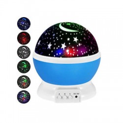Παιδικό Φωτιστικό Projector με Προβολή Αστεριών Mini Magic Ball 940346_b με Εναλλαγές Χρωματισμών