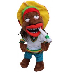 Bob Marley 30CM Με Κίτρινο Καπέλο Λούτρινο Αρκουδάκι